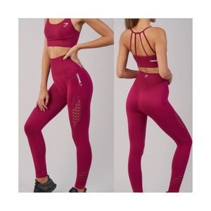 Gymshark Energy Seamless, Red size small